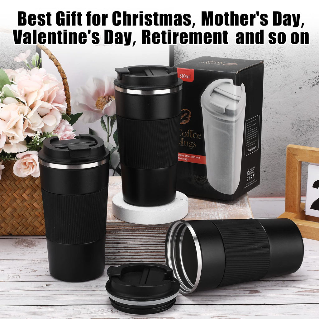 4 Pack 16 Oz Travel Coffee Mug with Lid O75017