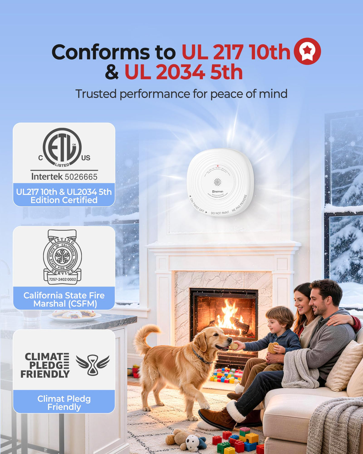 Smoke and Carbon Monoxide Detector 3-Pack S60761