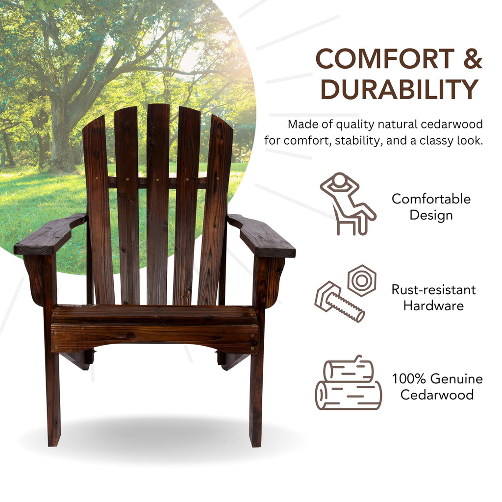 Wooden Adirondack Chair L164