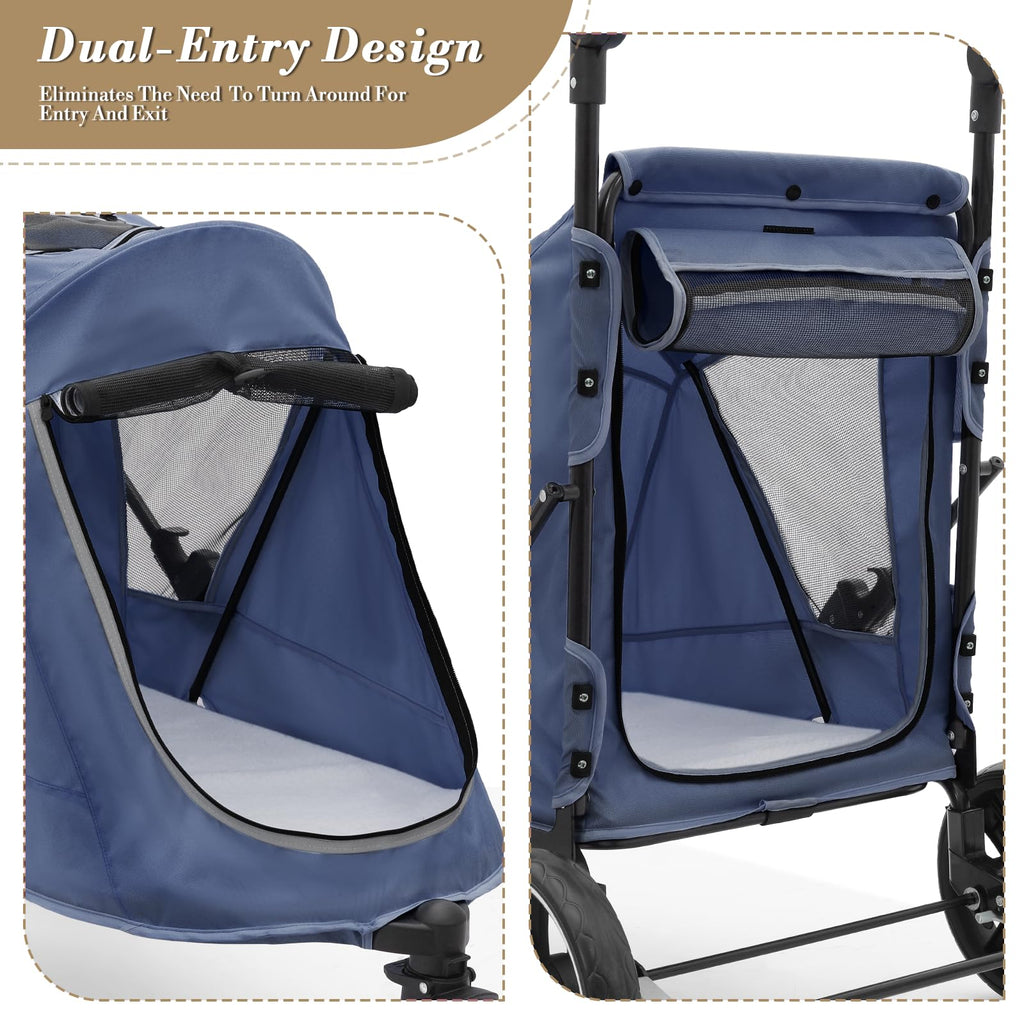 Blue Pet Stroller X367393