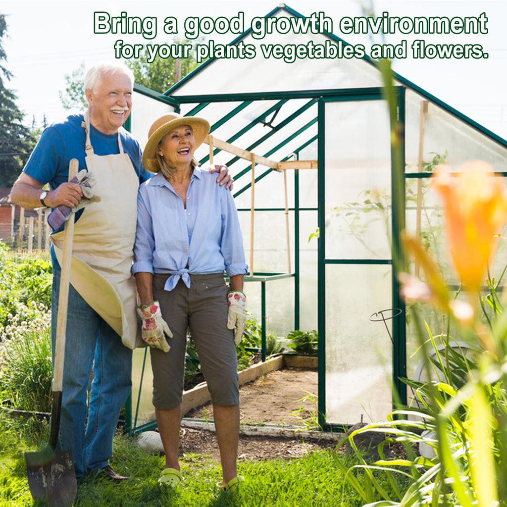 12 PCS Polycarbonate Greenhouse Panels 4' x 2' x 0.32'' P78653