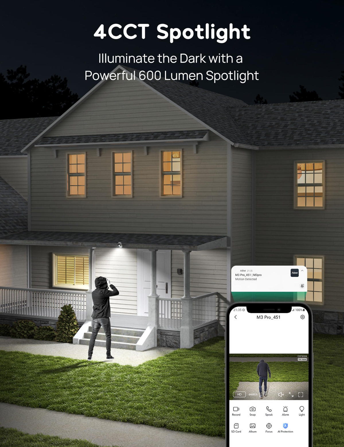 Wired 2K Wi-Fi Security Cameras G670