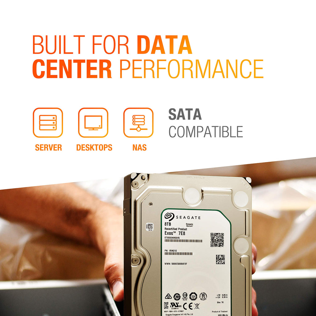 8TB 7200 RPM SATA 3.5-Inch Enterprise Hard Disk Drive O8455