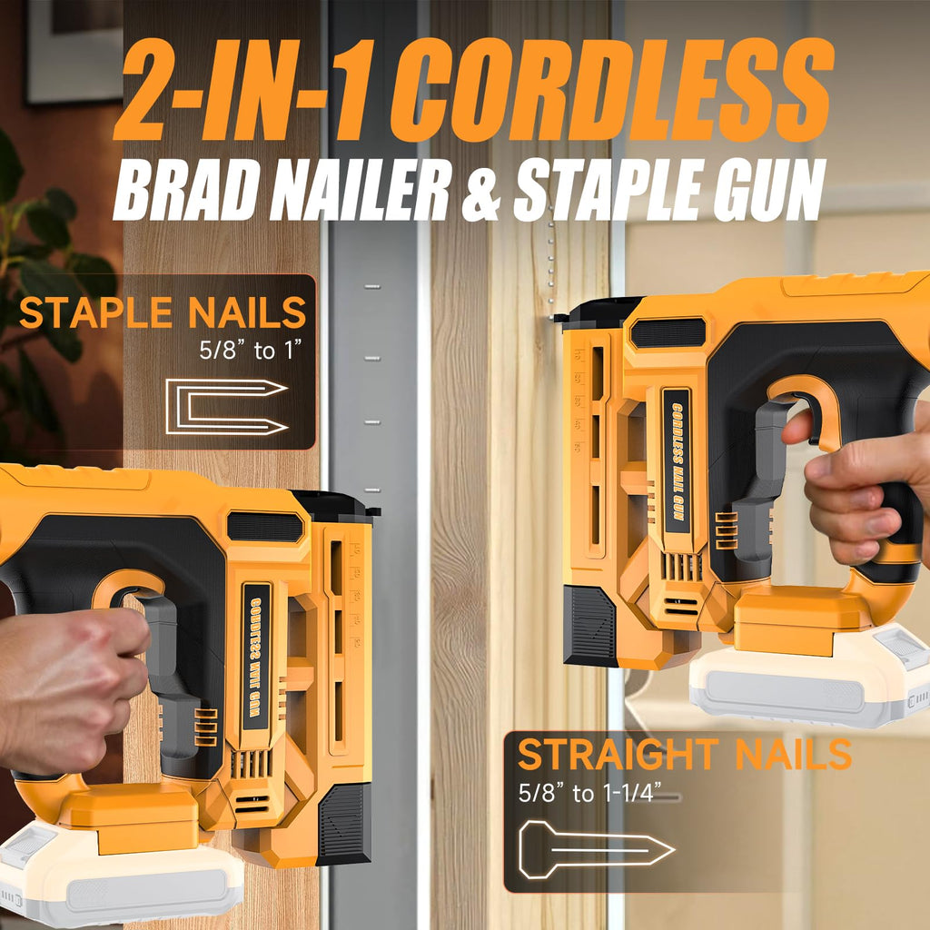Cordless 2-in-1 18 Gauge Brad Nailer/Staple Gun V515