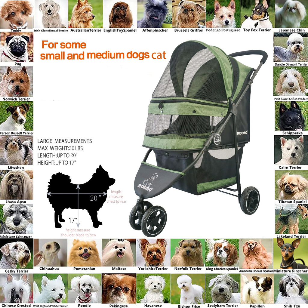 3 Wheel Foldable Pet Stroller N125
