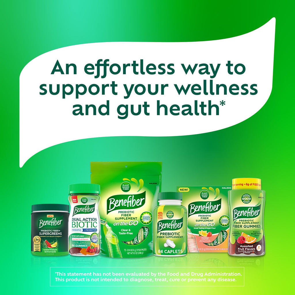 Unflavored Prebiotic Fiber Supplement Powder, 72 Stick Packs P7588
