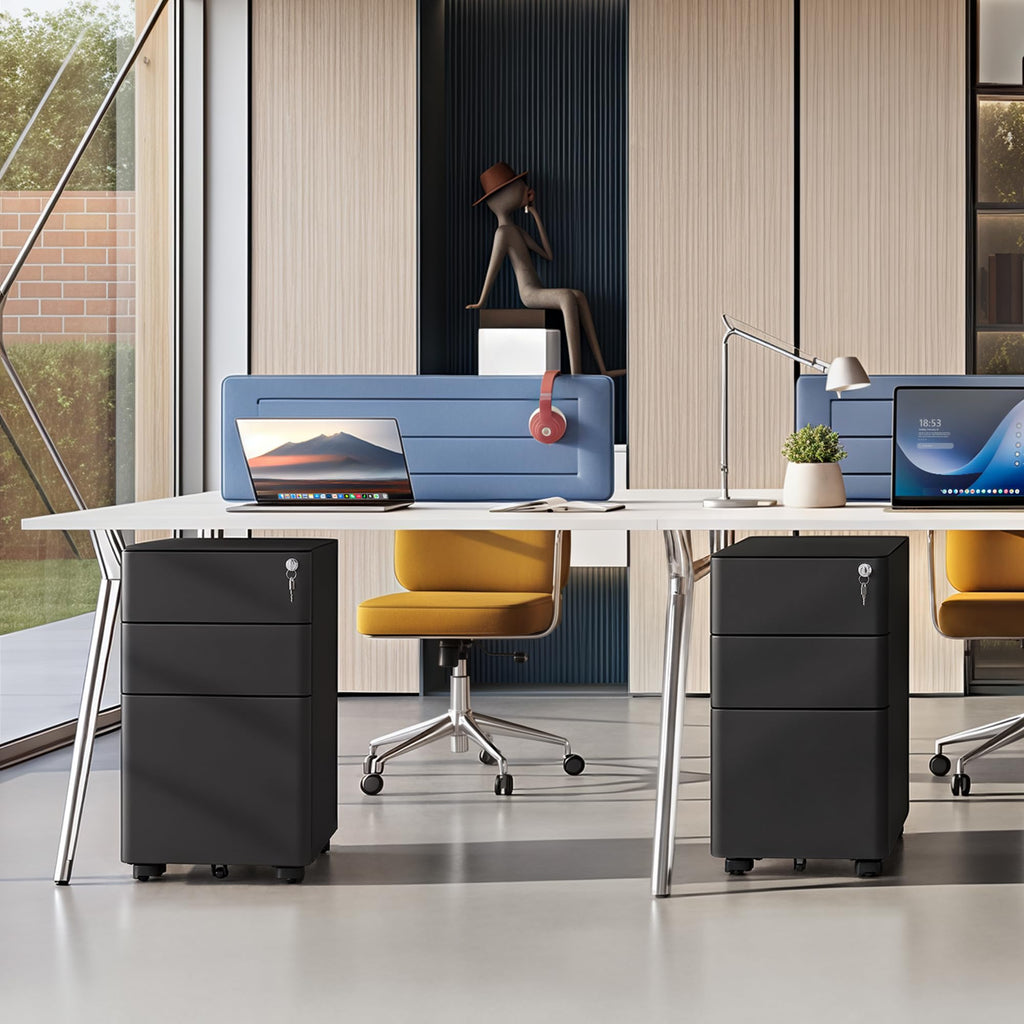 3 Drawer Mobile File Cabinet M6177