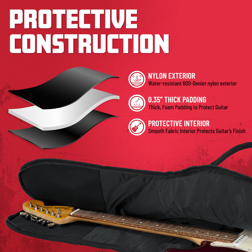 Foam Padded Electric Guitar Gig Bag O5091