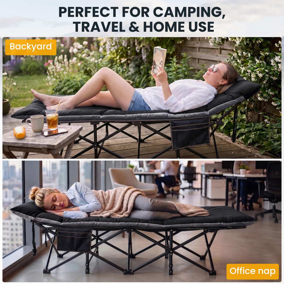 Oversized XXL Folding Camping Cot O466849