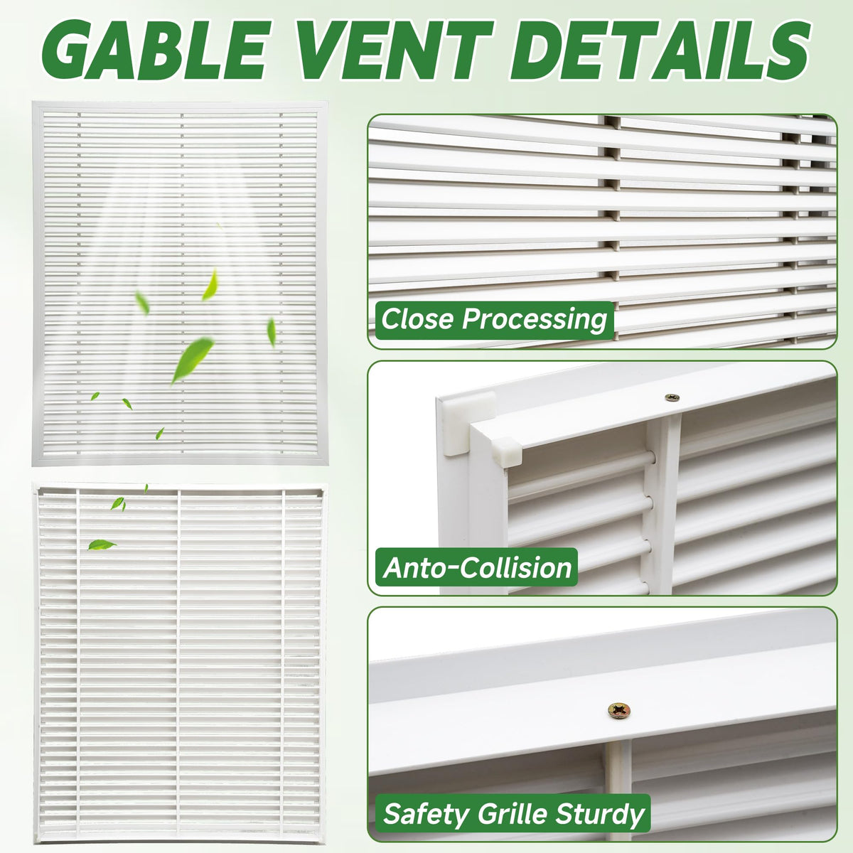 24 x 30 Inch Gable Vent D324