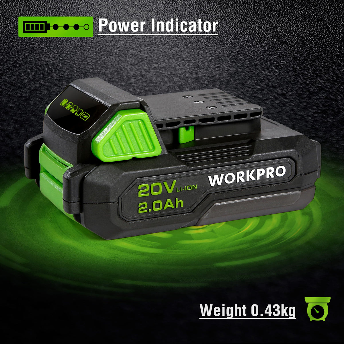 20V 2.0Ah Lithium-ion Battery Pack O7179