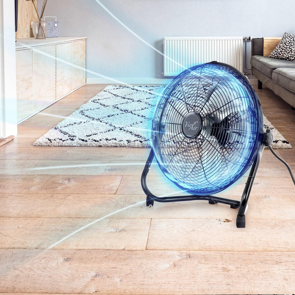 20 Inch Tilting High Velocity 3 Speed Metal Floor Fan Z603