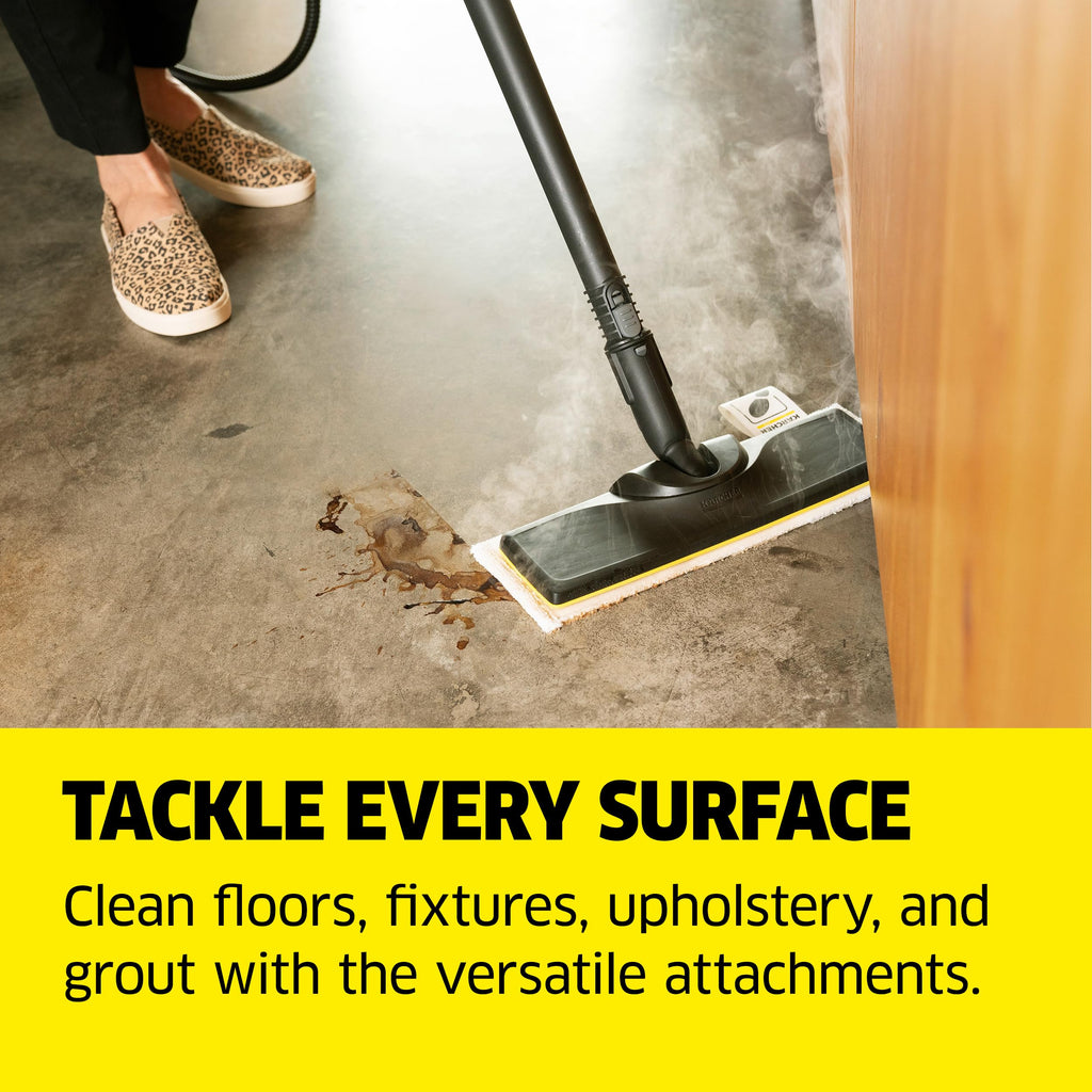 Steam Cleaner, 40 Sec Heat-up, Chemical-Free E5410